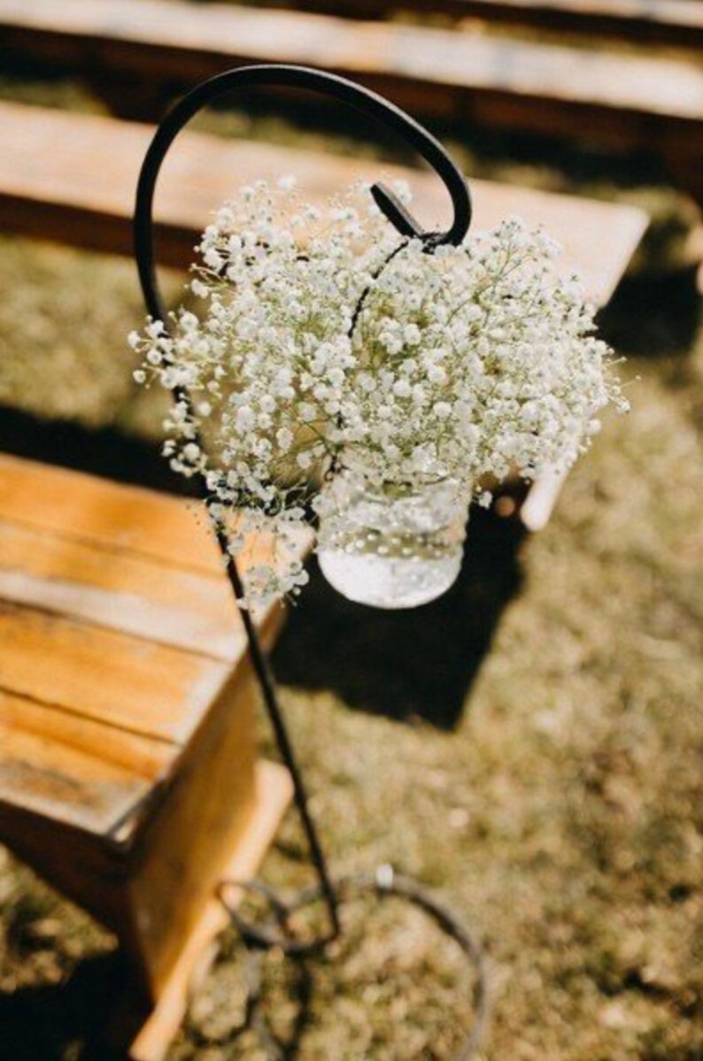 8 Shepherd Hooks 48 Wedding Aisle Decorations Outdoor Etsy