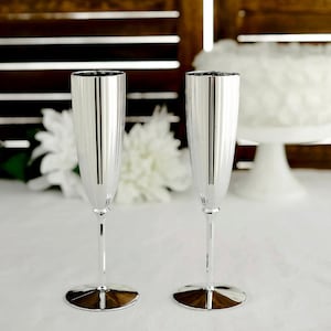 Custom Night Sky Champagne Flutes - Well Told
