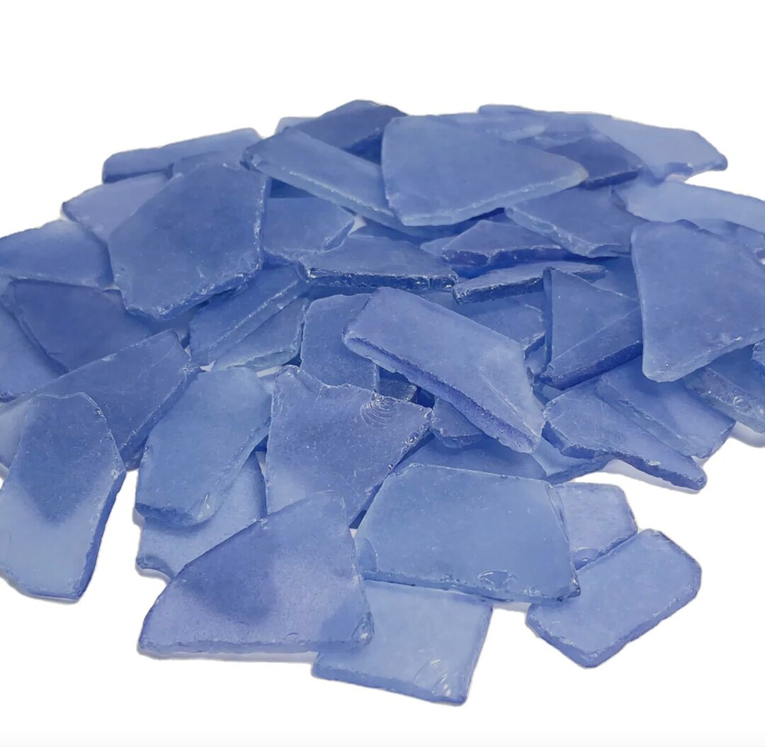 18 LBS. Blue Sea Glass Vase Fillers Cobalt Wedding Floral Arrangements