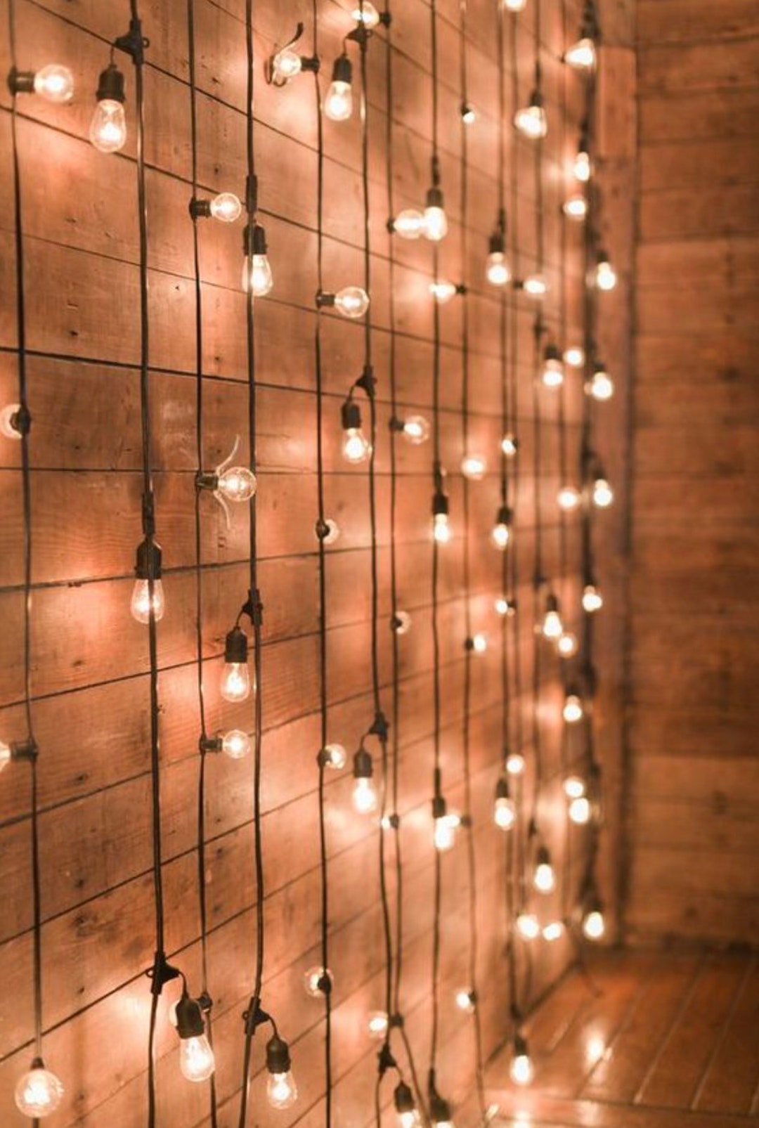 26 FT. Waterproof Globe Cafe Lights LED String Warm Lights Etsy