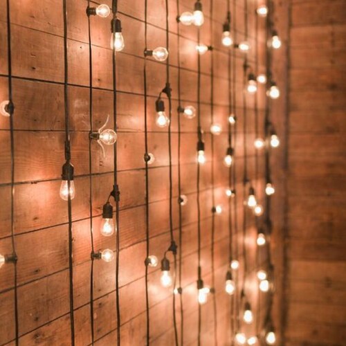 26 FT. Waterproof Globe Cafe Lights LED String Warm Lights Etsy