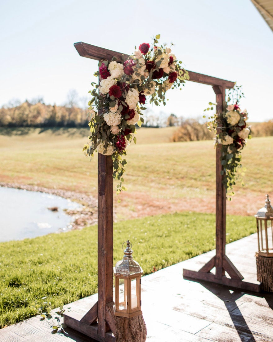 7 FT. Wooden Square Wedding Arch Heavy Duty Photography - Etsy