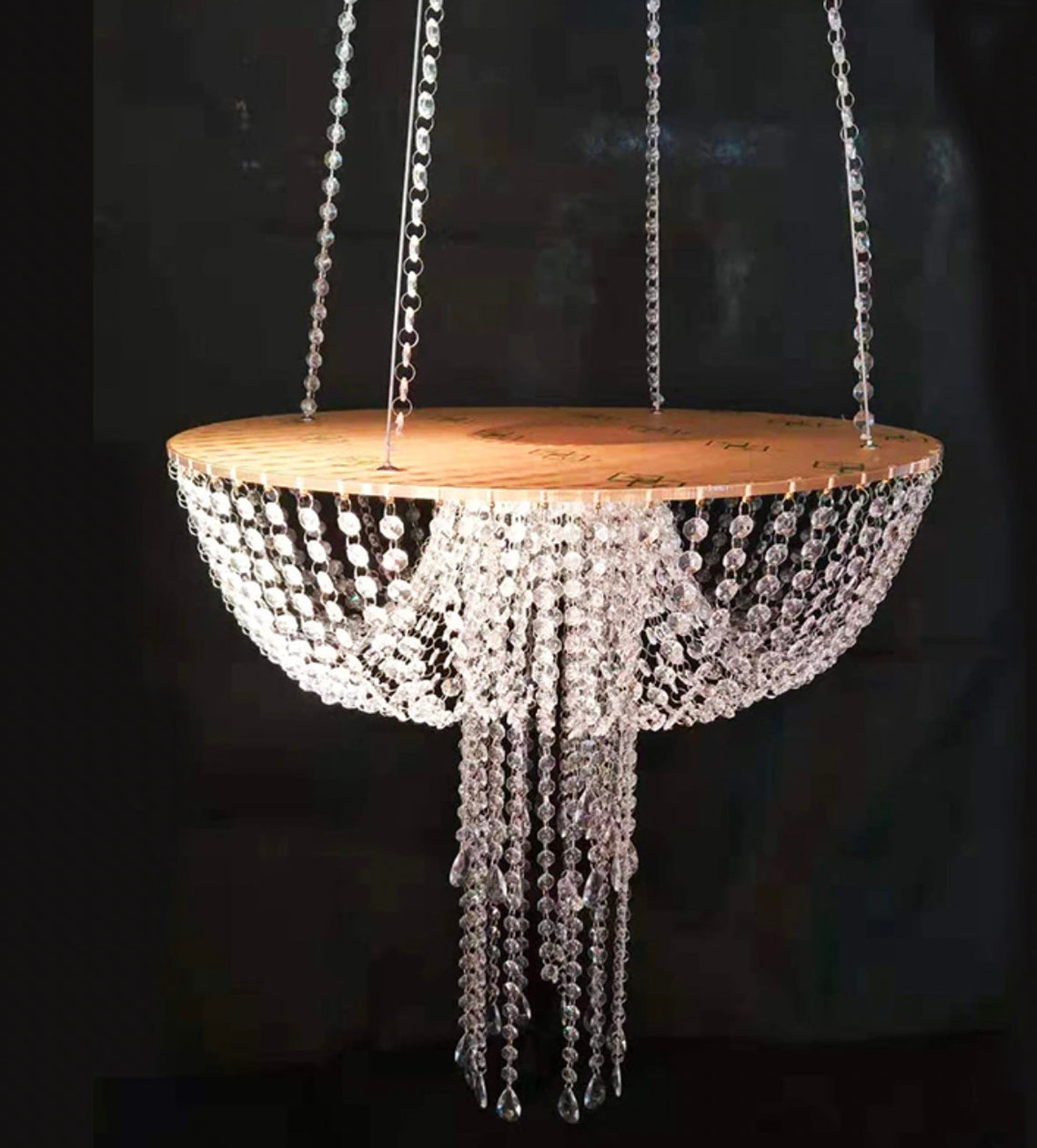 6.5 FT Hanging Cake Crystal Stand Arch Suspended Cake Display Etsy