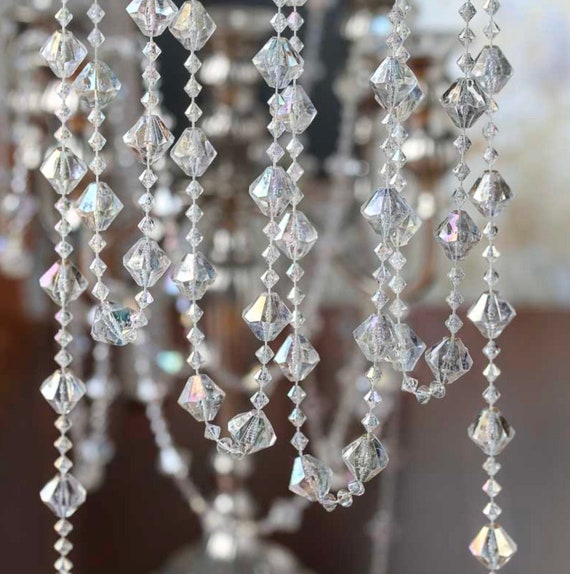 Crystal Garland for Weddings - Christmas Tree Decoration Crystal