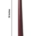 24 Burgundy Taper Candles Premium Long Wax Candles Unscented Romantic ...