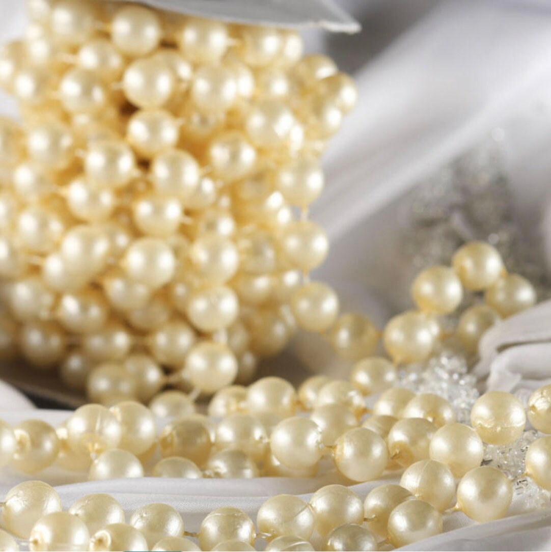 Bulk Artificial Pearls Star Christmas Tree Beads Garland String