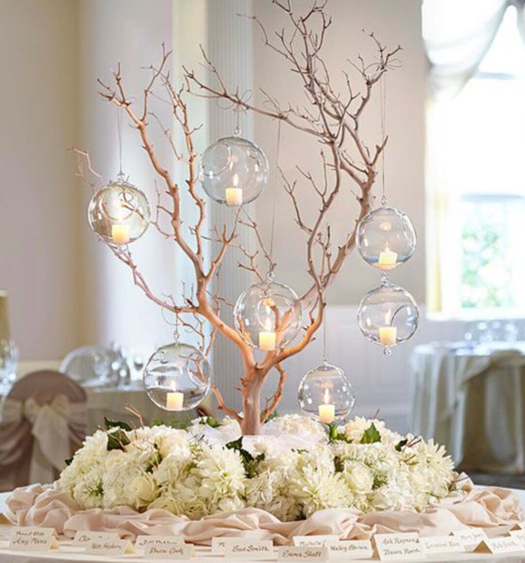 72 Terrarium 3 Globe Votive Holders Hanging Candle Free Etsy