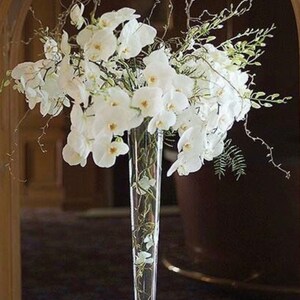 Glasseam 20 Tall Glass Vases for Wedding Table Centerpieces Set of 4 Clear  Eiffel Tower Vase