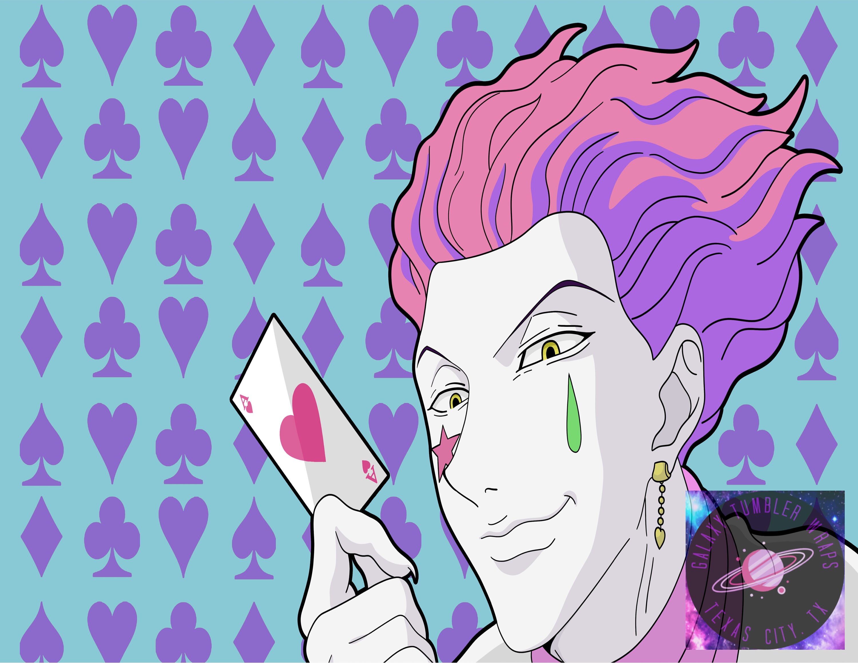 Hisoka Hunter X Hunter 20oz Tumbler Full Wrap | Etsy