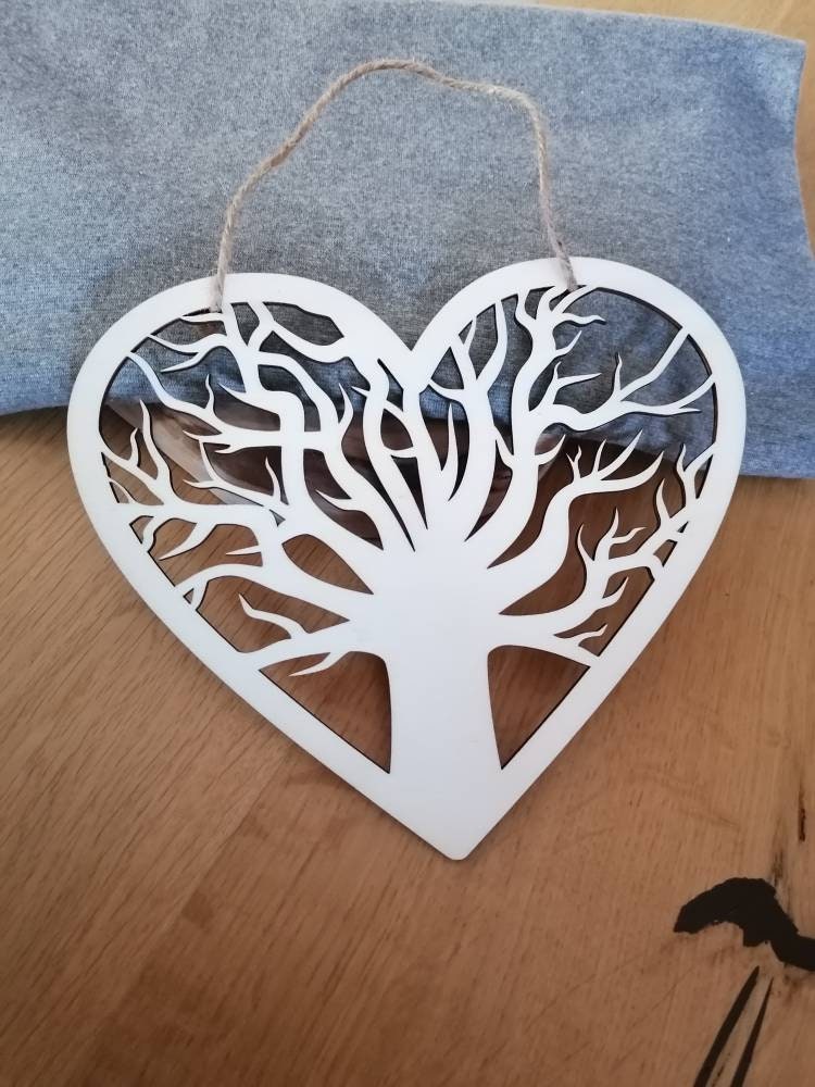 Baum Des Lebens Fensterdekoration 30cm - Acryl Sonnenfänger Für Garten & Wohnung