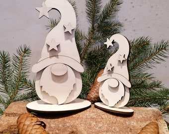 Wichtel aus Holz /  Weihnachtsdeko / Adventsdekoration /Geschenk Weihnachten