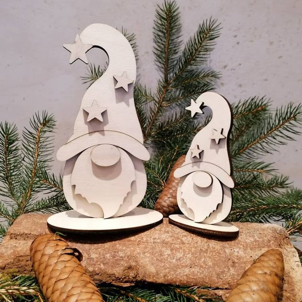 Wichtel aus Holz /  Weihnachtsdeko / Adventsdekoration /Geschenk Weihnachten