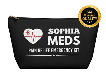Meds Sophia smärtlindringskit, resemedicinväska, pillerförvaring