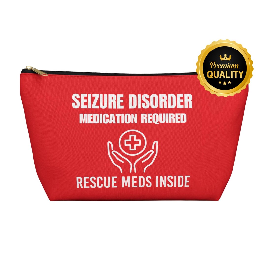Personalized Seizure Disorder Meds Pouch, Medication Required Travel ...