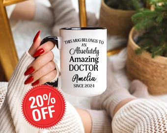 Personalized Doctor Mug, Medical Appreciation Gift