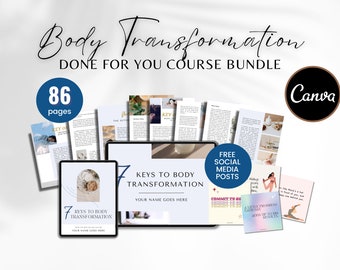 Done For You 7 Keys To Body Transformation Ebook, Brandable Coaching Ebook, Workbook for Health Coach, Weight Loss Content, Fitness Wellness