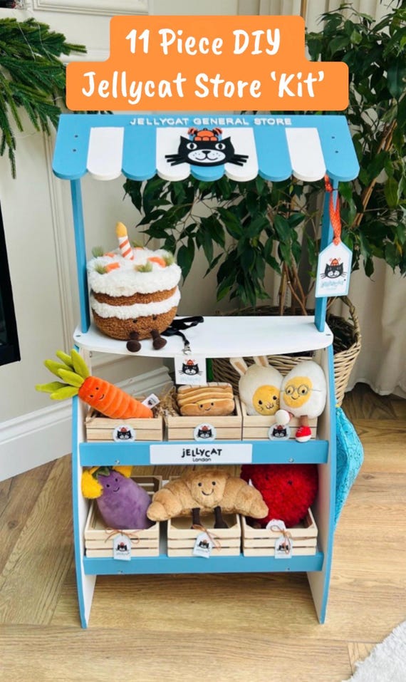 11 Piece DIY Crafting kit to create your own Jellycat Inspired General store