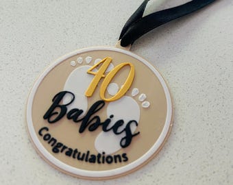 Student Midwife ‘40 births’ milestone token/gift,  Midwifery graduation