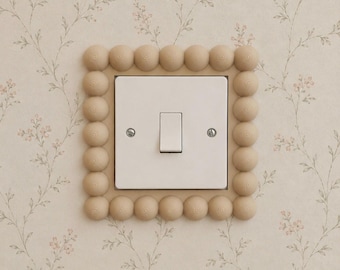 Dekorativer Wandteller für Lichtschalter / Kinderzimmer