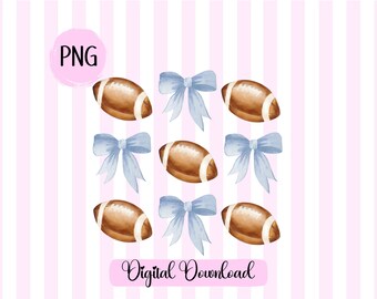 Laços de futebol coquete PNG: Gráfico feminino e elegante (download digital)