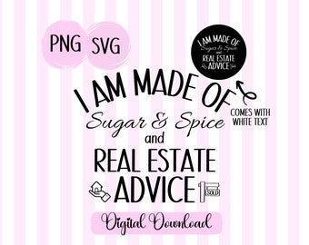 Makelaar Sugar & Spice PNG SVG: ontwerp makelaar (digitale download)