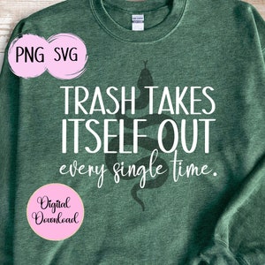 O lixo se auto-suporta svg png Citações de Taylor Eras Tour Merch Snake crewneck svg Eras Tour Download digital