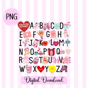 Valentine Teacher png Valentine Alphabet PNG Teacher png Teacher Holiday Shirt Sublimation Pre-K Teacher png Kindergarten png Printable VDay