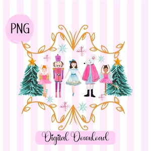 Nutcracker Png Nutcracker Christmas Holiday Clipart Ballet Rocking Horse Sugar Plum Fairy Russian Png Watercolor Christmas Sublimation PNG