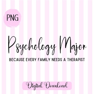 Psychology Major Sweatshirt png Psychology Student Gift Funny Psychology Shirt Psych Student Gift Womens Psychology svg therapy png