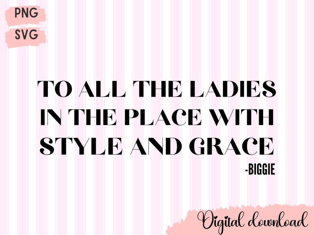 Biggie Lyrics SVG Biggie Smalls SVG Women's Shirt Png Cut Etsy