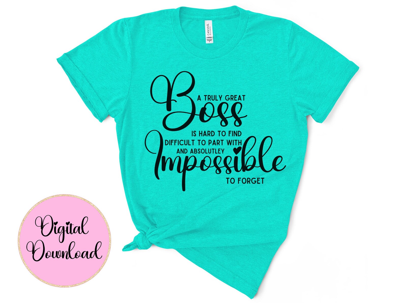 A Great Boss SVG Boss Quote Boss Sign Retirement SVG Etsy