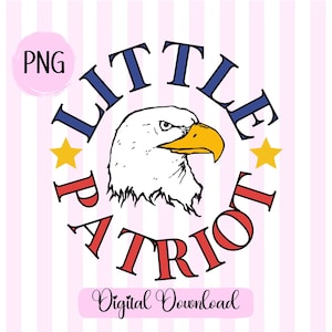 Little Patriot PNG Republican baby Conservative baby shower gift for conservative mom Patriotic baby gift Baby shower gift for Republican