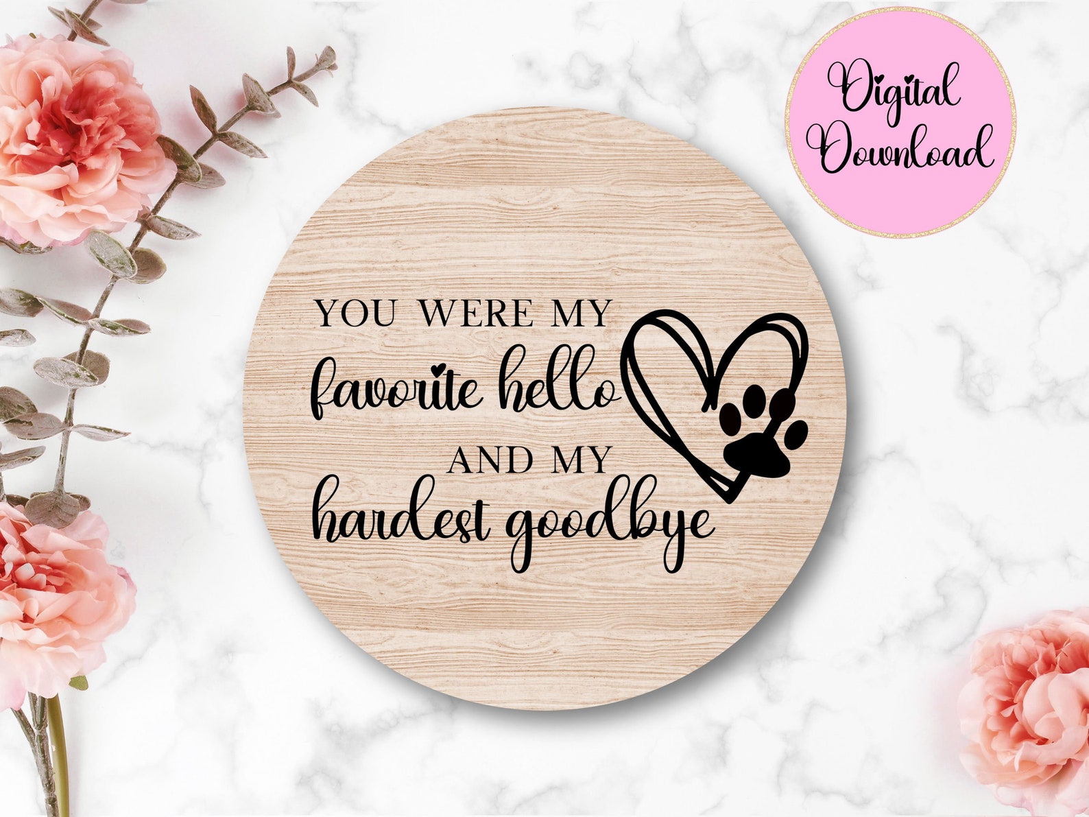 You Were My Favorite Hello and My Hardest Goodbye SVG PNG Pet - Etsy