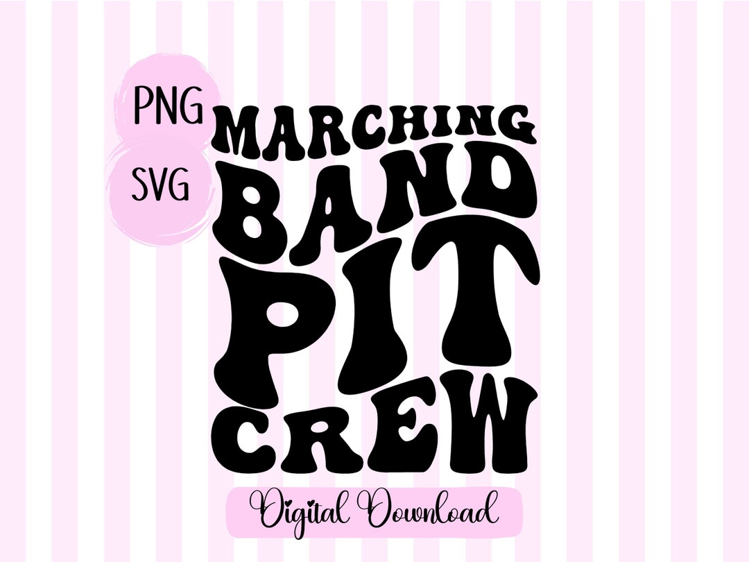 Marching Band SVG Marching Band Pit Crew SVG Png Band SVG Marching Band