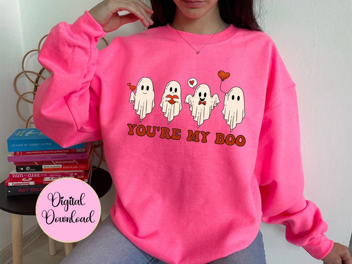 You're My Boo Png Be My Valentine Ghost Png Ghosts With - Etsy