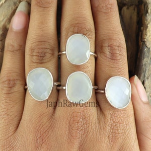 Natural Moonstone Ring, 925 Sterling Silver Ring, Rings for Women, Handmade Ring, Moonstone Ring, Gemstone Silver Ring, Gift for Her