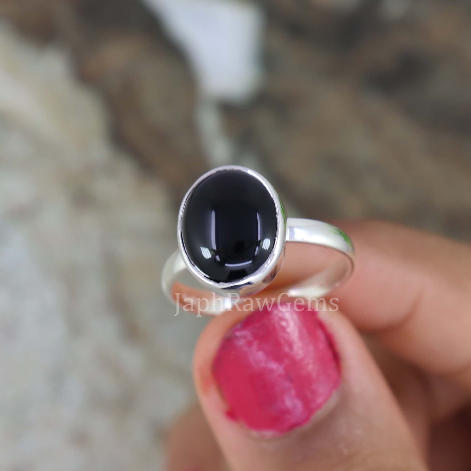 Natural Black Onyx Ring, Handmade Silver Ring, Sterling Silver Ring, Dainty Silver Ring, Ring for Women, Daily Wear Ring, Middle Finger Ring - Etsy Natural Black Onyx Ring, Handmade Silver Ring, Sterling Silver Ring, Dainty Silver Ring, Ring for Women, Daily Wear Ring, Middle Finger Ring - Etsy