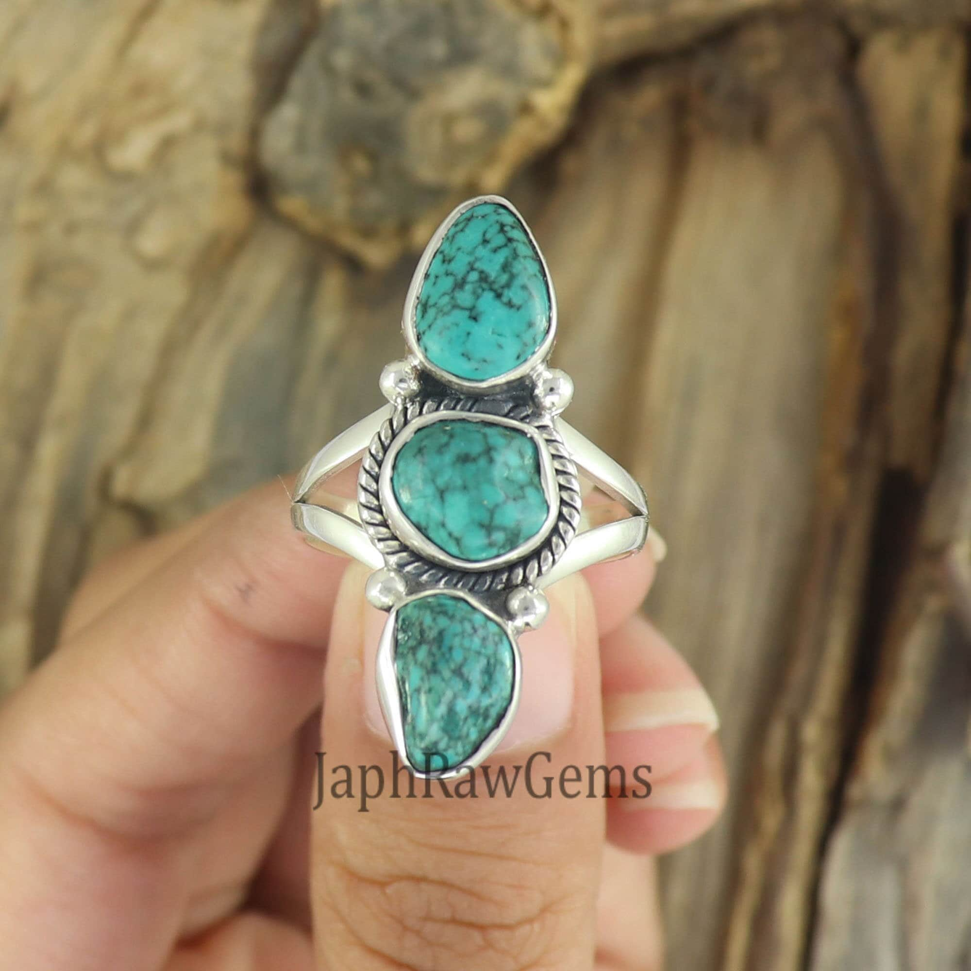 Amazon.com: Rough Gemstone Ring, Amethyst Moonstone Labradorite Garnet  Citrine Turquoise Tourmaline Apatite Aquamarine Ruby Emerald Sapphire  Tanzanite Herkimer Diamond Peridot Lapis Quartz, 925 Silver Womens Ring :  Handmade Products