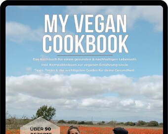 MY VEGAN COOKBOOK Ebook | Vegan Ebook | Vegan Diet | Healthy Recipes Cookbook | Vegan Diet Ebook | Vegan Food Cookbook | Vegan Cooking