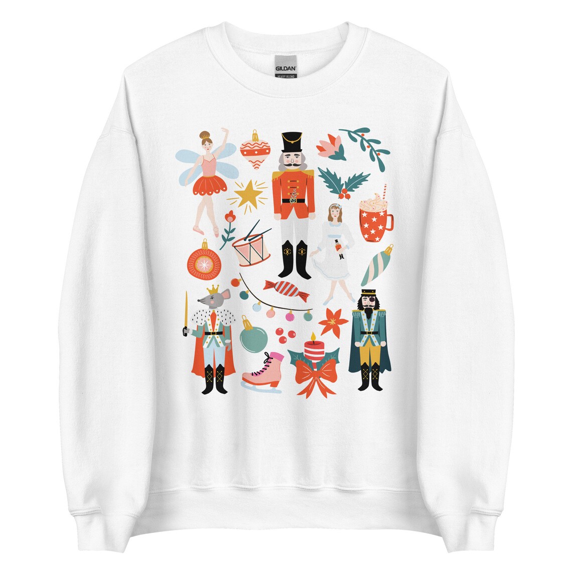 Nutcracker Sweatshirt Nutcracker Ballet Christmas Sweatshirt Etsy