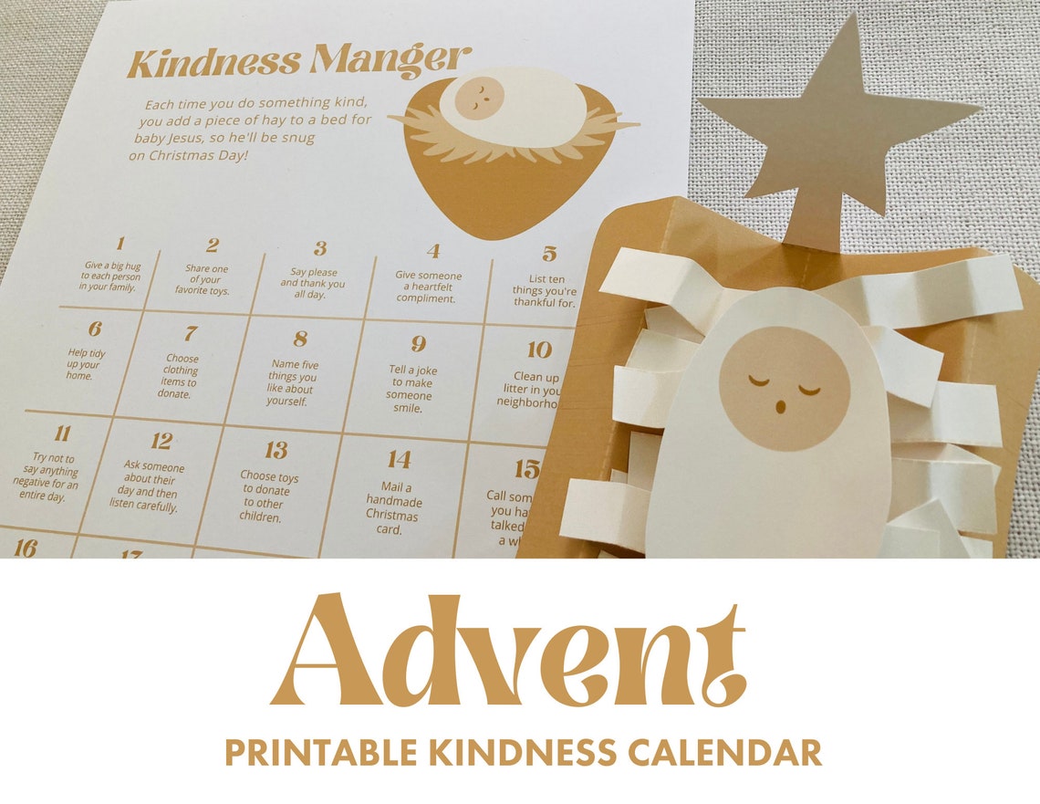 Advent Calendar for Kids Printable Advent Calendar for Kids Advent Advent Calendar for Kids Printable Advent Calendar for Kids Advent