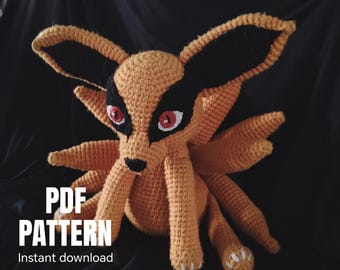 crochet doll amigurumi pattern, cube beast , pdf pattern