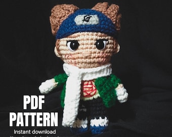 crochet doll amigurumi pattern, chubs , pdf pattern
