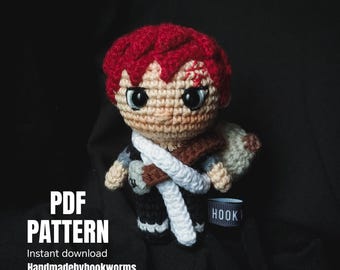 Padrão de Crochê 忍者少年 |あみぐるみパドラオ |英語で PDF