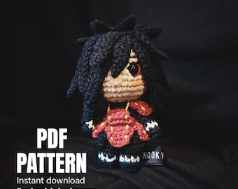 crochet doll amigurumi pattern, Leaves co-founder , pdf pattern