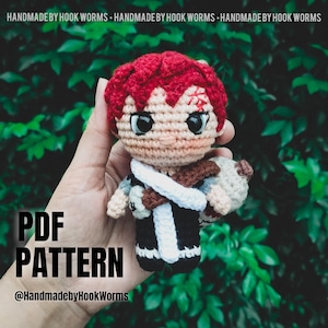 crochet doll amigurumi pattern, Sand boy, pdf pattern