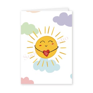 Wenskaart 'love for you', ansichtkaart, kaart, beterschap, speciaal voor jou, liefde, love