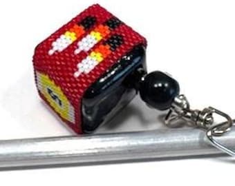 Beaded Billiard Chalk Holder