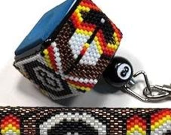 Beaded Billiard Chalk Holder