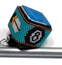Beaded Billiard Chalk Holder